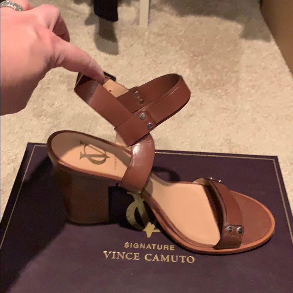 Leather heels